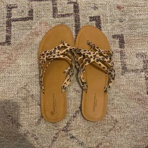 Cheetah print sandal